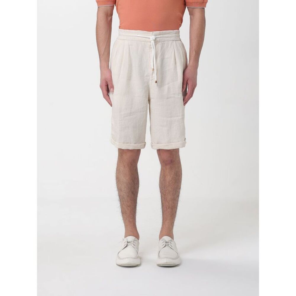 Brunello Cucinelli Shorts Men Beige
